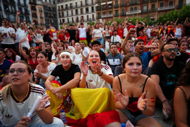 La final del Mundial, en imágenes en Navarra