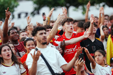 La final del Mundial, en imágenes en Navarra