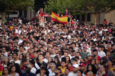 La final del Mundial, en imágenes en Navarra