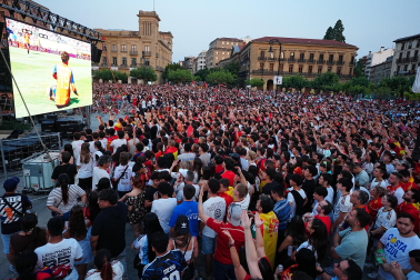 La final del Mundial, en imágenes en Navarra