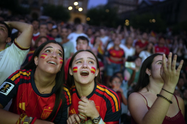 La final del Mundial, en imágenes en Navarra