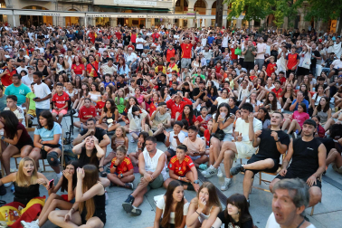 La final del Mundial, en imágenes desde Estella