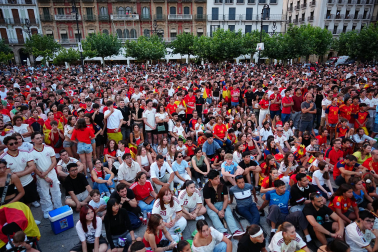 La final del Mundial, en imágenes en Navarra