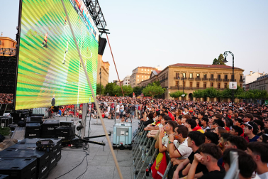 La final del Mundial, en imágenes en Navarra