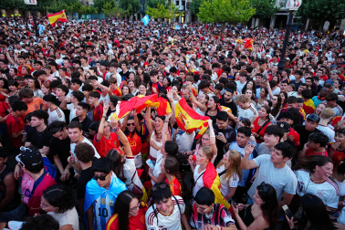 La final del Mundial, en imágenes en Navarra