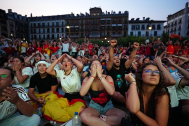 La final del Mundial, en imágenes en Navarra