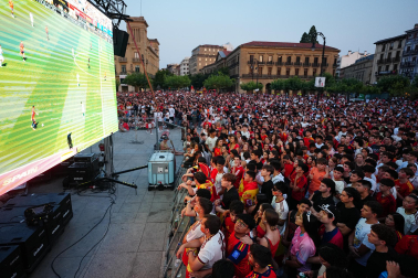 La final del Mundial, en imágenes en Navarra