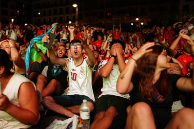 La final del Mundial, en imágenes en Navarra