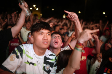 La final del Mundial, en imágenes en Navarra