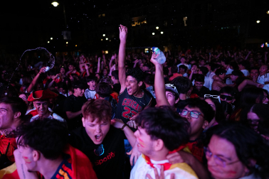La final del Mundial, en imágenes en Navarra