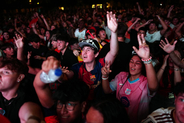 La final del Mundial, en imágenes en Navarra