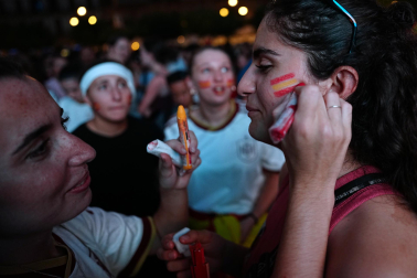 La final del Mundial, en imágenes en Navarra