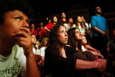 La final del Mundial, en imágenes en Navarra