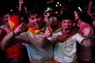 La final del Mundial, en imágenes en Navarra