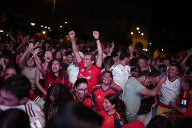 La final del Mundial, en imágenes en Navarra