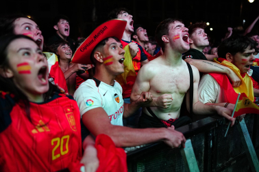 La final del Mundial, en imágenes en Navarra