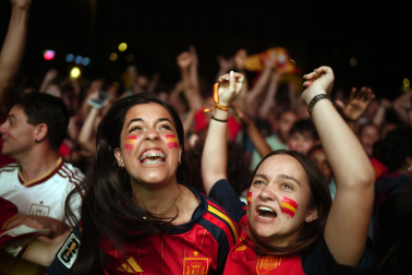La final del Mundial, en imágenes en Navarra