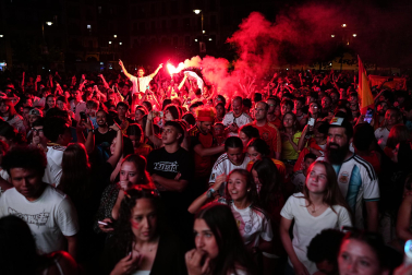 La final del Mundial, en imágenes en Navarra