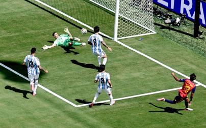 Fotos de la final del Mundial entre España y Argentina