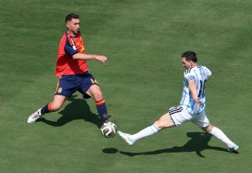 Fotos de la final del Mundial entre España y Argentina