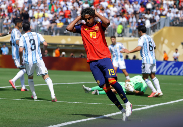 Fotos de la final del Mundial entre España y Argentina