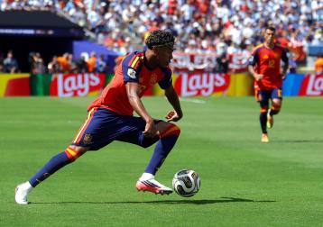 Fotos de la final del Mundial entre España y Argentina