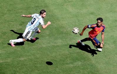 Fotos de la final del Mundial entre España y Argentina