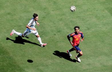 Fotos de la final del Mundial entre España y Argentina