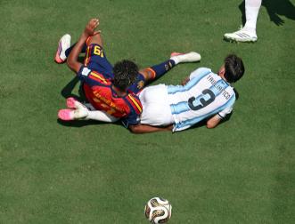 Fotos de la final del Mundial entre España y Argentina
