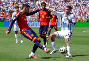 Fotos de la final del Mundial entre España y Argentina