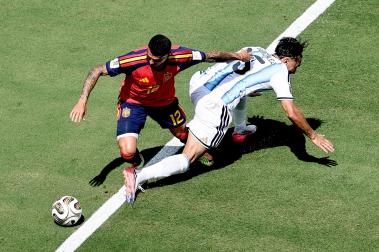Fotos de la final del Mundial entre España y Argentina