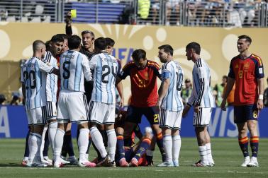 Fotos de la final del Mundial entre España y Argentina