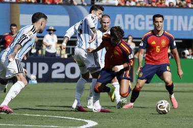 Fotos de la final del Mundial entre España y Argentina