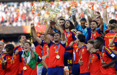 Fotos de la final del Mundial entre España y Argentina