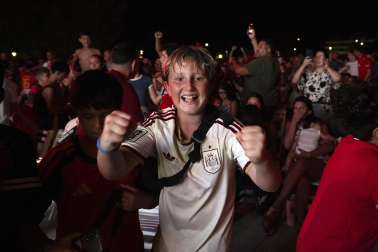 La final del Mundial, en imágenes en Navarra