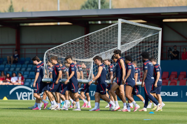 Fotos del entrenamiento de Osasuna de este lunes