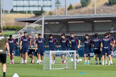 Fotos del entrenamiento de Osasuna de este lunes