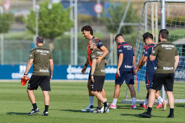 Fotos del entrenamiento de Osasuna de este lunes