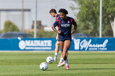 Fotos del entrenamiento de Osasuna de este lunes
