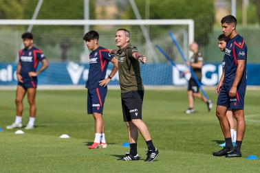 Fotos del entrenamiento de Osasuna de este lunes