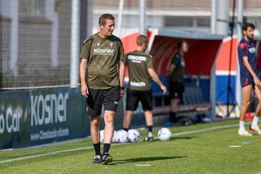Fotos del entrenamiento de Osasuna de este lunes