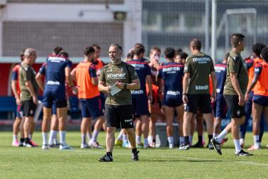 Fotos del entrenamiento de Osasuna de este lunes