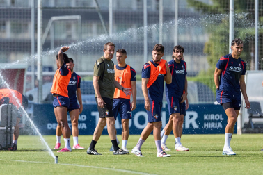Fotos del entrenamiento de Osasuna de este lunes