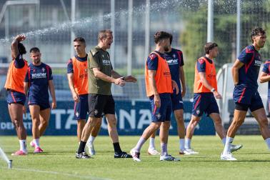 Fotos del entrenamiento de Osasuna de este lunes