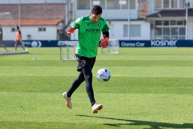 Fotos del entrenamiento de Osasuna de este lunes