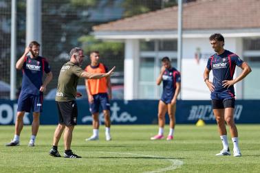 Fotos del entrenamiento de Osasuna de este lunes