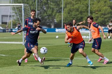 Fotos del entrenamiento de Osasuna de este lunes