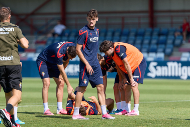 Fotos del entrenamiento de Osasuna de este lunes