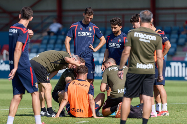 Fotos del entrenamiento de Osasuna de este lunes
