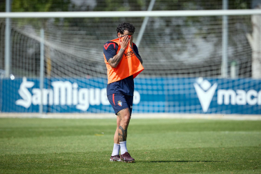 Fotos del entrenamiento de Osasuna de este lunes